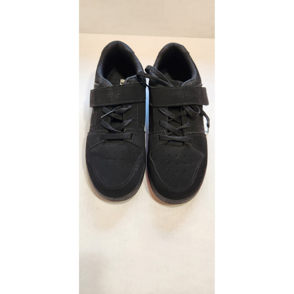 Starter Kids Black Low Top Sneakers Laces Strap Shoes Size 3 440014-A481-KIDS